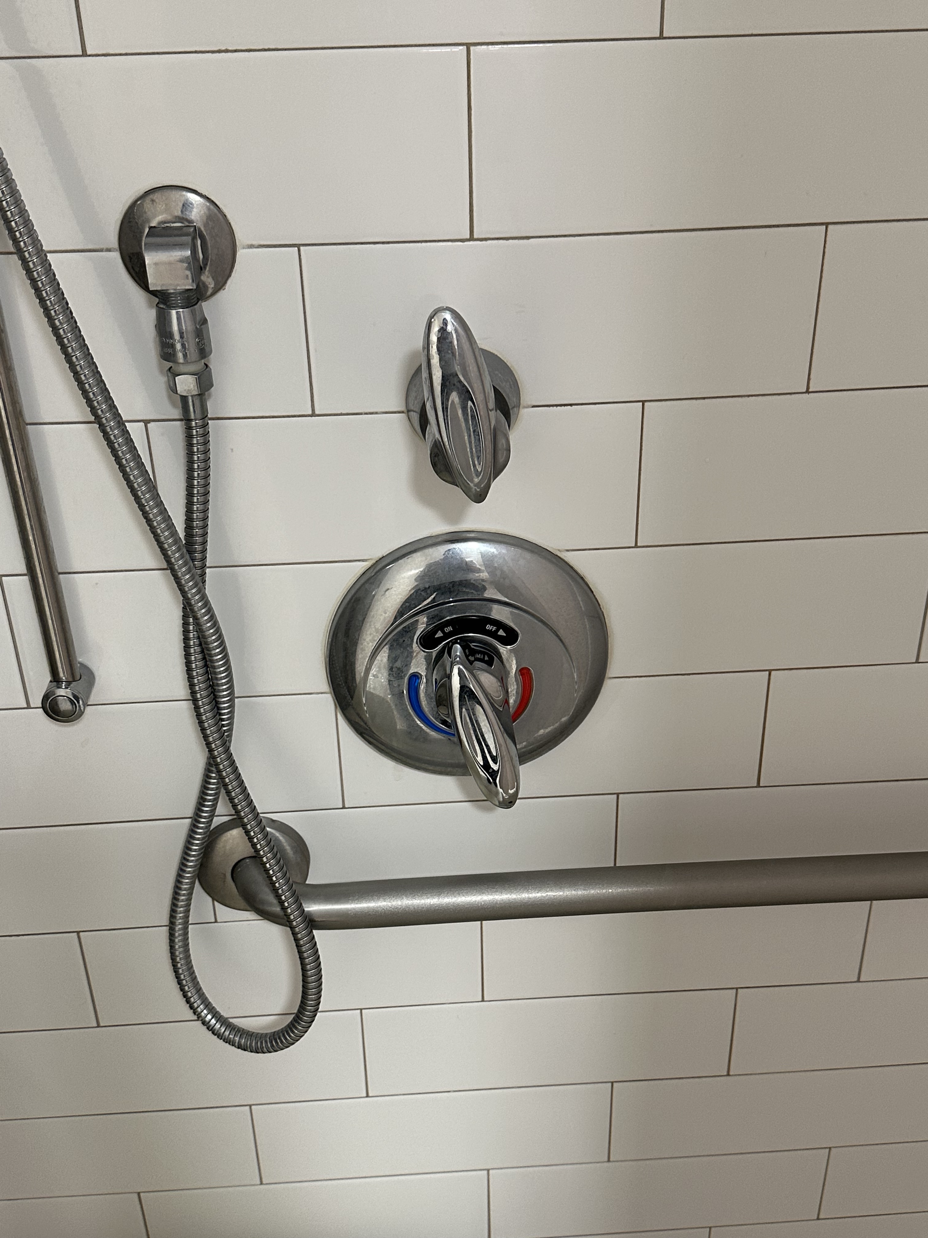 Close-up of shower